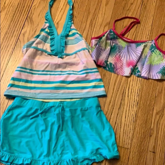 Joe Boxer Other - ❤️ Girl’s piece biking bathing suit size XL